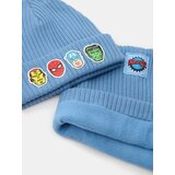 Sinsay Rebrasti komplet s udjelom viskoze: beanie kapa i grijač za vrat Marvel 2 pack Slike