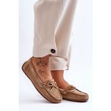 Boto marka niezdefiniowana Women's Suede Loafers Brown Si Passione | Shoptok.si