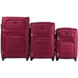  6802(2) LARK, Set od 3 Codura 1200D kofera (V, M, S) Wings, DVOSTRUKO CRVENI | shoptok.hr