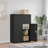 Ormarić za spise crni 90x40x130 cm čelični | shoptok.hr