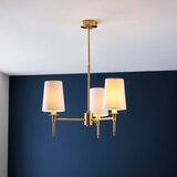  Endon 99456 - Luster na šipci 3xE14/6W/230V zlatna/bela | Eponuda.com
