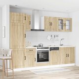  8-dijelni set kuhinjskih ormarića Kalmar konstruiranog drva | shoptok.hr