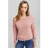 Legendww zenski roze pleteni dzemper sa okruglim izrezom | ePonuda.com