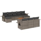  11-dijelni set vrtnih sofa od poliratana s jastucima sivi | shoptok.hr