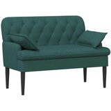  Ljubavni kauč s gumbima Tamnozelena 111 x 68 x 80 cm Tkanina | Eponuda.com