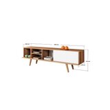 Hanah home TV komoda, krem Slike