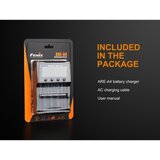 Fenix FENAREA4 - Punjač za baterije 4xLi-ion/AAA/AA/C 5V | Eponuda.com