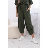 Kesi Włoski Cotton set blouse + trousers light denim | shoptok.hr