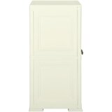  Plastični ormarić 79 x 43 x 85,5 cm izgled drva boja vanilije | shoptok.hr