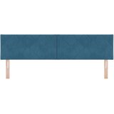 vidaXL Vzglavje z diamanti Blokov Design Temno modra 180 cm Velur, (22008464) | Shoptok.si