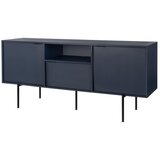 noo.ma Tamno plava TV komoda 180x79x50 cm Bau – Cijene