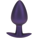 Ouch Smooth Silicone Anal Plug Large Metallic Purple u