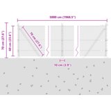 vidaXL hexagonalna ograda zelena 0.6x50 m čelik | shoptok.hr