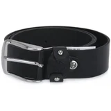 Pasovi 48MM LOGO LEATHER Črna
