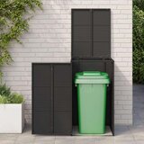 Kutija za smeće Crna 65 x 80 x 115 cm Polietilen | shoptok.hr
