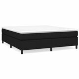 vidaXL Box spring posteljni okvir črn 160x200 cm blago, (20738070) Cene