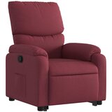  Naslonjač na podizanje od tkanine crvena boja vina | shoptok.hr