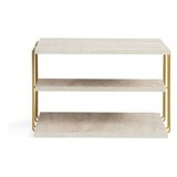 Hanah home lifon - gold, marble goldmarble side table | Eponuda.com
