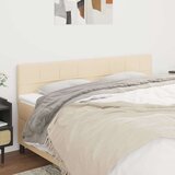  Uzglavlja 2 kom krem 90x5x78/88 cm od tkanine Cijene