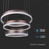  Prigušiva LED luster na sajli LED/86W/230V 3000K braon | Eponuda.com