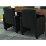 Maison Chic Jedilni stoli - Vzorci stoli 2 kosa črno umetno usnje A263, (22031739) | Shoptok.si