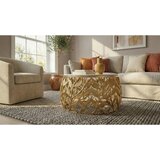 MID.YOU KLUBSKA MIZA, bela, zlate barve | Shoptok.si