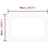  LED kupaonsko ogledalo 60x90 cm | Eponuda.com