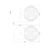Globo STENSKA LED-SVETILKA VIRINA //3000 K/230 V/ | Shoptok.si