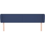  Uzglavlje s ušima plavo 183x23x78/88 cm od tkanine | shoptok.hr