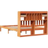  Krevet s regalom za knjige bez madraca 160x200 cm od borovine | shoptok.hr