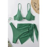 Beloved Tridelne kopalke KENYA zelene | Shoptok.si