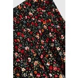 Marisse Black Floral Midi Skirt | ePonuda.com