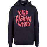 9N1M SENSE Sweater majica 'Keep Fashion Weird' jarko crvena / crna
