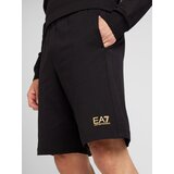 Ea7 Emporio Armani Hlače zlatna / crna | shoptok.hr
