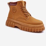 Kesi Women's leather insulated trappers brown Poles | shoptok.hr