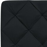 vidaXL Postelja z vzmetnico črna 80x200 cm blago | Shoptok.si