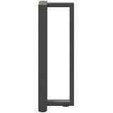  Noge za konzolno mizico v obliki črke T 2 kosa antracit 38x25x(72-73) cm jeklo, (22124005) | Shoptok.si