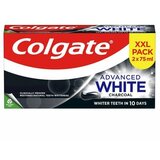 Colgate advanced white charcoal pasta za zube xxl pack 2x75ml cene