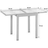 Gardenson VRTNI SET aluminij srebrne barve črna, srebrne barve | Shoptok.si