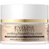 Eveline Cosmetics Organic Gold blaga matirajuća krema za lice sa zelenim čajem 50 ml