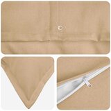  Presvlaka za jastuk 2 pcs HOUTEN Krem 70 x 70 cm Umjetni lan | shoptok.hr