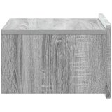  Stenski nočni omarici 2 pcs Siva Sonoma 49 x 34,5 x 24 cm, (5000209913) | Shoptok.si