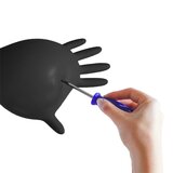 Espeon Nitril Ideal Black nitrilne rukavice bez pudera veličina S 100 kom | shoptok.hr