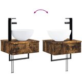  Zidni sudoper Dimljeni hrast 40 x 35 x 39 cm Konstruirano drvo | Eponuda.com