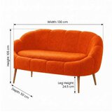 Atelier Del Sofa sofa dvosed lida orange | Eponuda.com