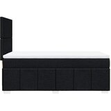  Krevet s oprugama i madracem crni 100 x 200 cm od tkanine | shoptok.hr