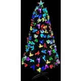 vidaXL Umjetno božićno drvce Zelena 120 cm PVC | shoptok.hr