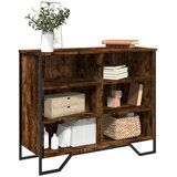  Komoda boja dimljenog hrasta 91x35,5x74,5 cm konstruirano drvo | shoptok.hr