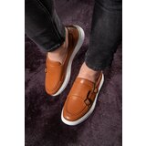 Ducavelli Strap Genuine Leather Men's Casual Shoes, Loafers, Casual Shoes, Lightweight Shoes. Cene