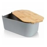  Vilde 259302 - Kutija za hleb 33 x 18,5 x 12 cm - Siva | ePonuda.com